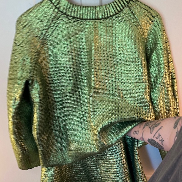 Scoop NYC Green Sweater Set - Picture 4 of 7